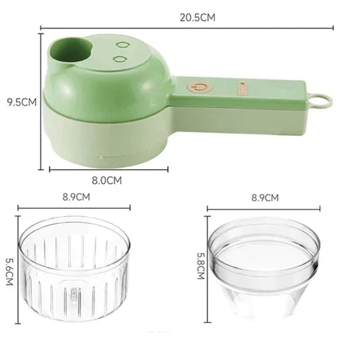 PicaTodo 4 en 1 Cortador de Alimentos Multifuncional